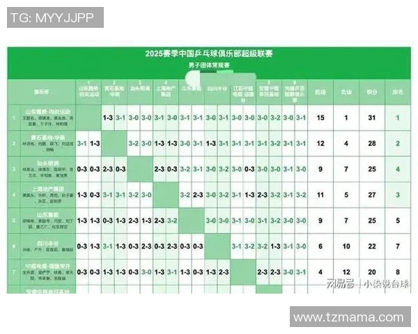 乒乓球战术排行榜出炉重庆乒乓球队荣获第三名引发热议